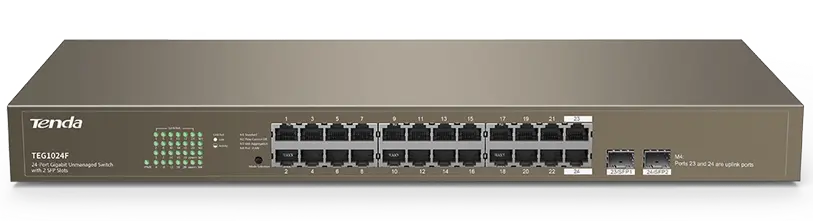 TENDA TEG1024F | 24PORTS GIGA SFP SWITCH