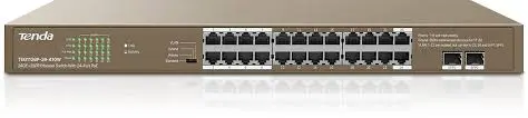 [TENDA] TENDA TEG1126P-24-410W 24 PORT GIGA POE WITH 2 SFP